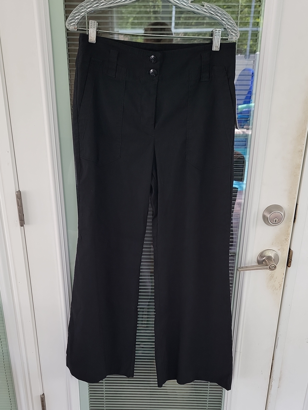 Maeve Colette High Rise Wide Leg Pants Sz 10P NWT Magic Fabric Has Stretch - Picture 2 of 14